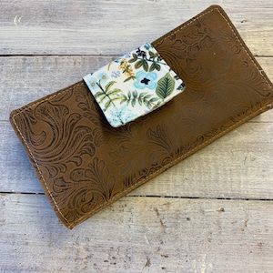 Cash Envelope Wallet, Money Envelopes, Faux Leather Wallet, Cash Envelopes Envelope System, Wallet, Botanical Wallet, Budget Wallet image 6