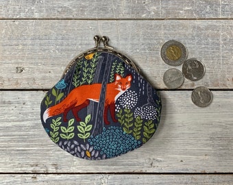 Change Purse - Coin Purse - Fox Coin Purse - Small Coin Purse  - Purse - Coin Purse - Gift Ideas