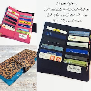 Womens Wallet - Credit Card Wallet  - Credit Card Holder