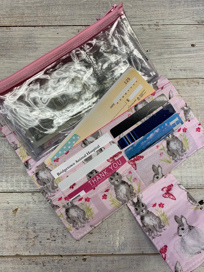 Money Envelope System Zippered Pockets Dave Ramsey Cash Etsy