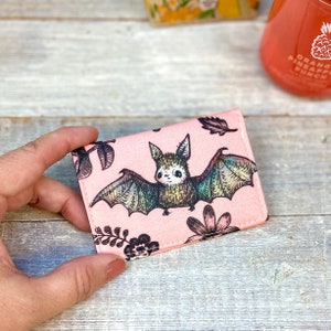 Credit Card Holder - Bat Gift- Credit Card Holder - Card Organizer - Pocket Wallet - Bat Lover gift