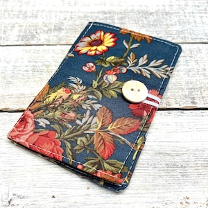 Minimalist Wallet, Small Wallet, Credit Card Case, Botanical Wallet, Debit Card Holder, Minimalist Wallet, Womens Wallet