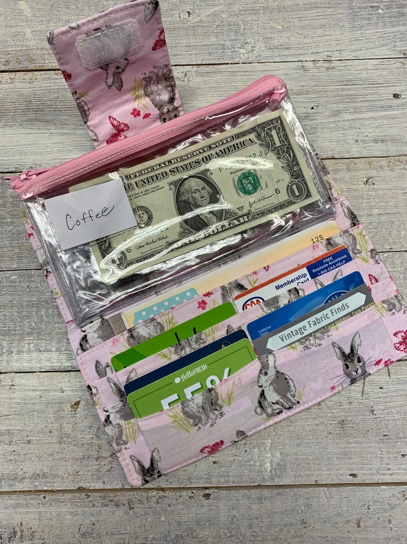 Money Envelope System Zippered Pockets Dave Ramsey Cash Etsy