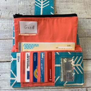 Cash Envelope Wallet Customized Wallet for Budgeting and Organizing Money and Debit Cards