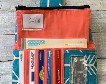 Cash Envelope Wallet Customized Wallet for Budgeting and Organizing Money and Debit Cards