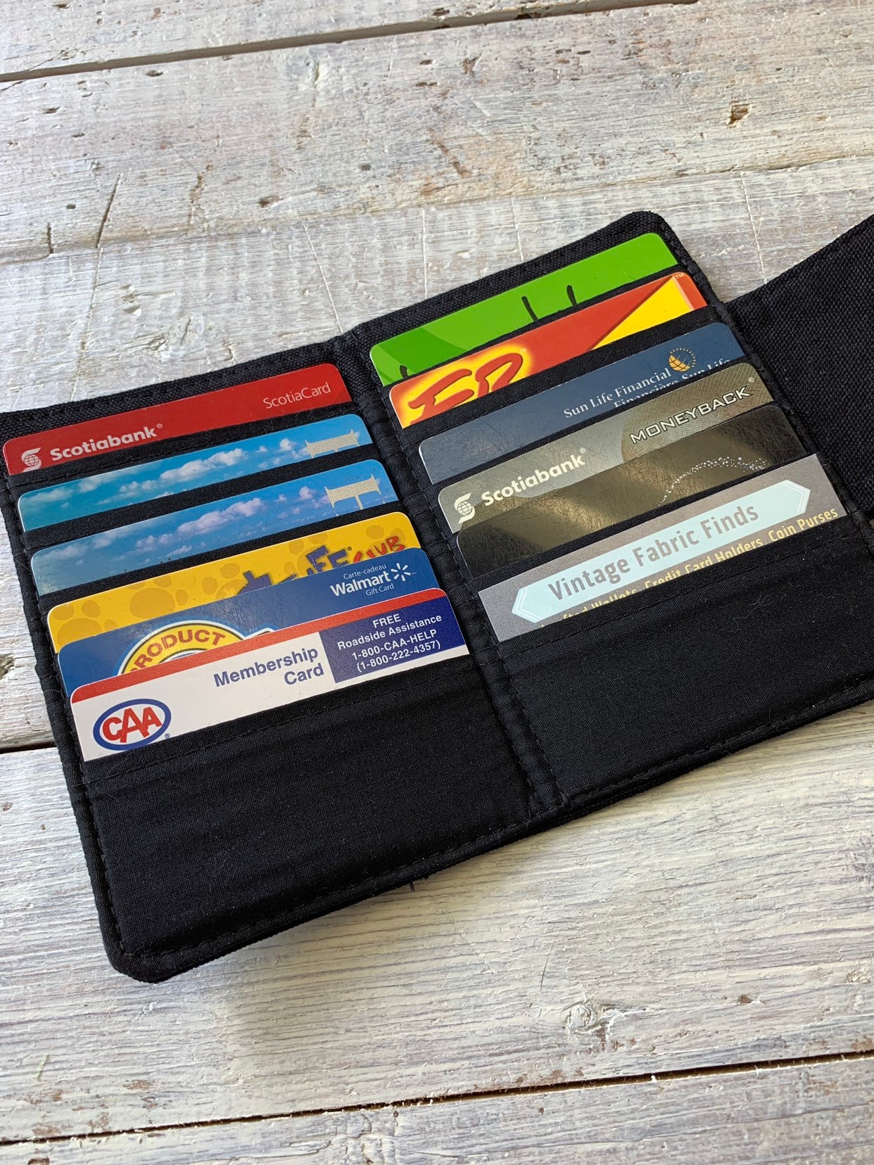 Holder sale credit card