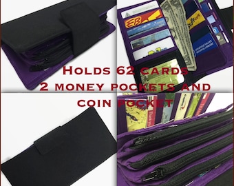 Women's Wallet, Wallet, Credit Card Holder, Coupon Organizer, Dave Ramsey Envelope System, Travel Wallet, Cash Envelope Wallet