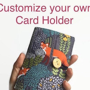 Porte-cartes de crédit personnalisé - porte-cartes - porte-cartes de crédit - portefeuille minimaliste - portefeuille pour femme -