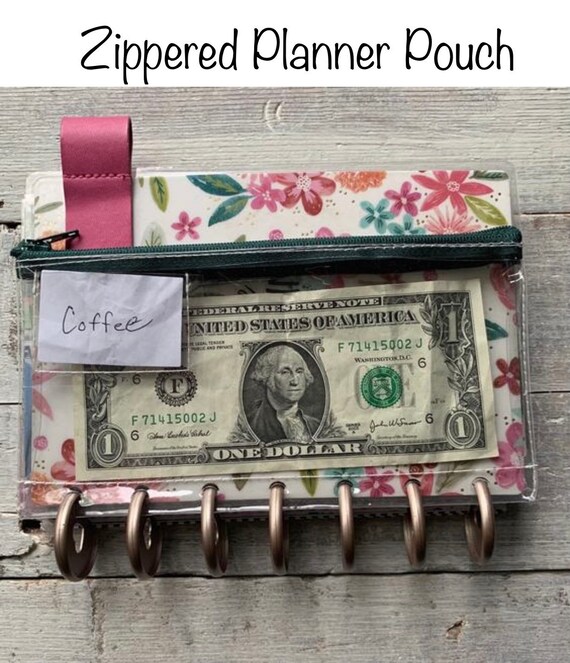 Planner Zippered Pouch Mini Happy Planner Zippered Pockets Etsy