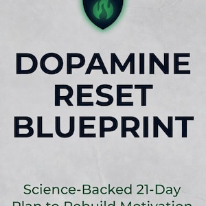 Dopamine Reset Tracker |21-Day Plan for Men | Dopamine Detox Workbook | Brain Rewire Programme | Instant Download