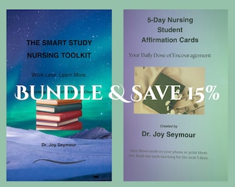 Nursing School Study Bundle | Toolkit & Affirmations (Digital Download)