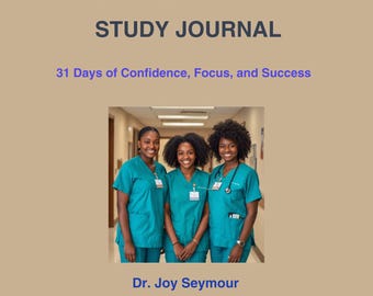 Nursing Student Affirmation Study Journal | Digital Download (PDF)
