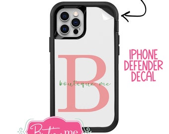 Die Cut Vinyl Sticker only Personalised Name or Initials for Iphone Phone Case 