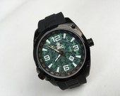 Mens Watch - Recycled Skateboard Dial Made in Canada