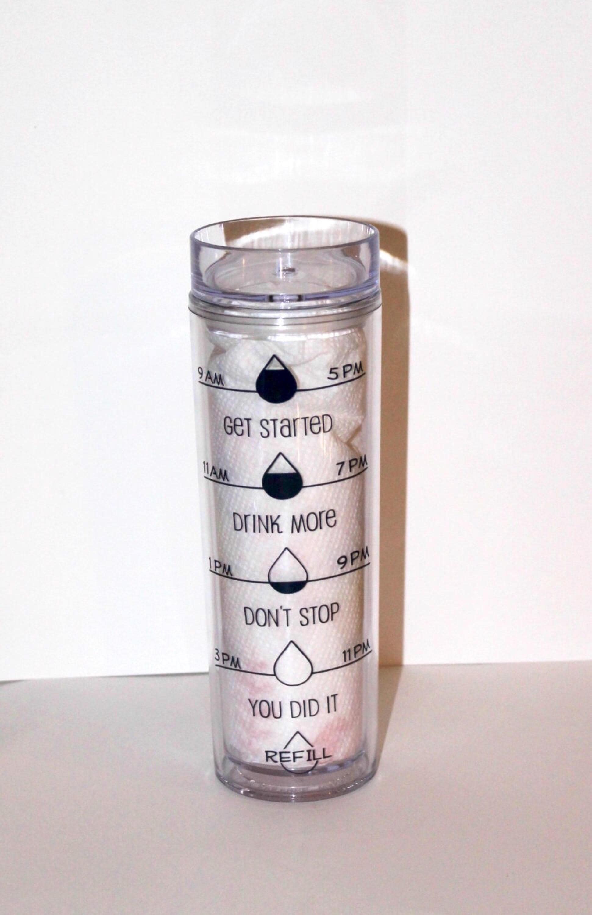 Water Intake Tracker Water Intake Bottle Water Intake Tumbler Skinny