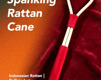 Handgemaakte Indonesische rotan stok | Natuurlijke lusstok | Traditioneel rotan slagwerktuig | Handgemaakte sensorische peddel
