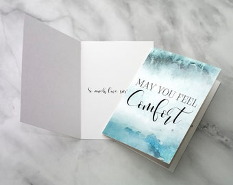 May you feel comfort Grief and Fertility Greeting Card