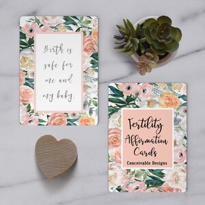 Bloom Fertility Affirmation Cards by Conceivable Designs® - Etsy