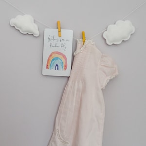 Rainbow Baby Milestone Cards, FIV, Milestone Cards, Pregnancy Milestone Cards