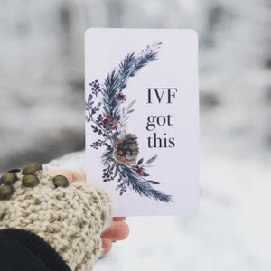Cartes d'étape de fertilité hivernale en édition limitée de Conceivable Designs®