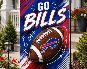 Custom Sports Garden Flag Personalized Team Yard Flag Game Day Outdoor Porch Sign Football Basketball Soccer Fan Gift House Divided