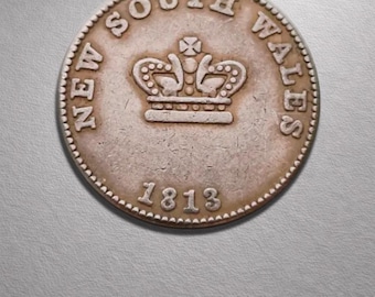 15 pence 1813 Australiens mynt