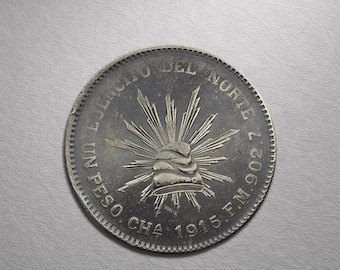 1 mexikansk peso från 1915