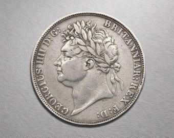 Brittiskt mynt 1 krona 1822