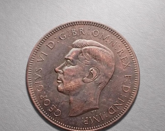 Australiskt pennymynt från 1938