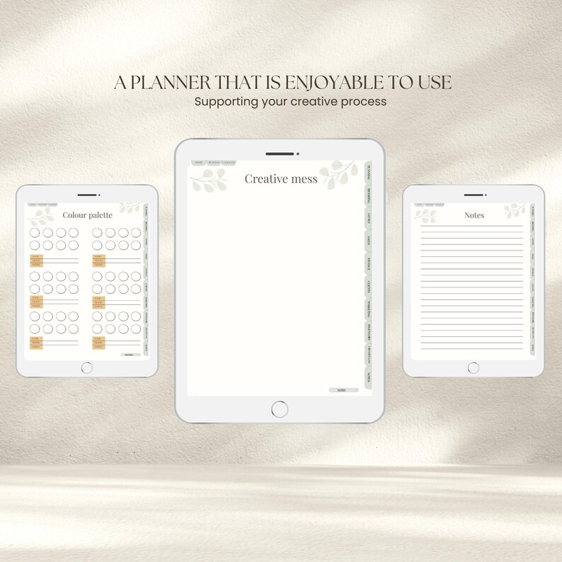The Artist Planner | Creative Digital Planner for iPad | Goodnotes &amp; Notability | Art Business ...