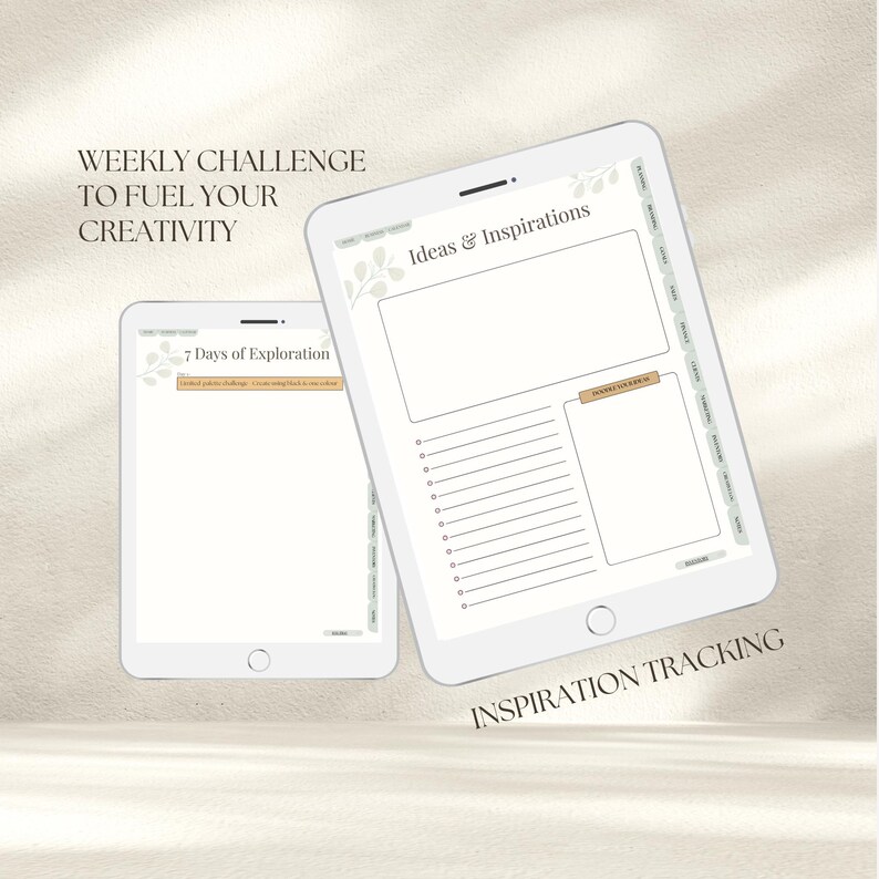 The Artist Planner | Creative Digital Planner for iPad | Goodnotes &amp; Notability | Art Business ...