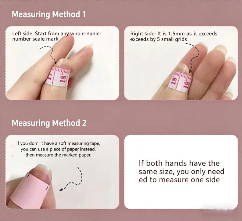 Buy 1 Get 3 Random Sets | Press On Nails Blind Box | Surprise Nail Art Gift | Handmade Fake Nails XS S M L | Bridal Party Festival Wear image 4