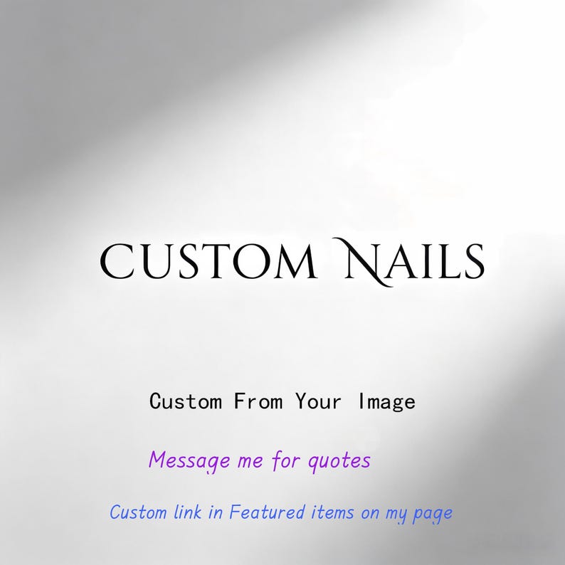 Custom Press On Nails