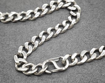 Hypoallergeen gepolijste Cubaanse schakelketting van titanium 8 mm