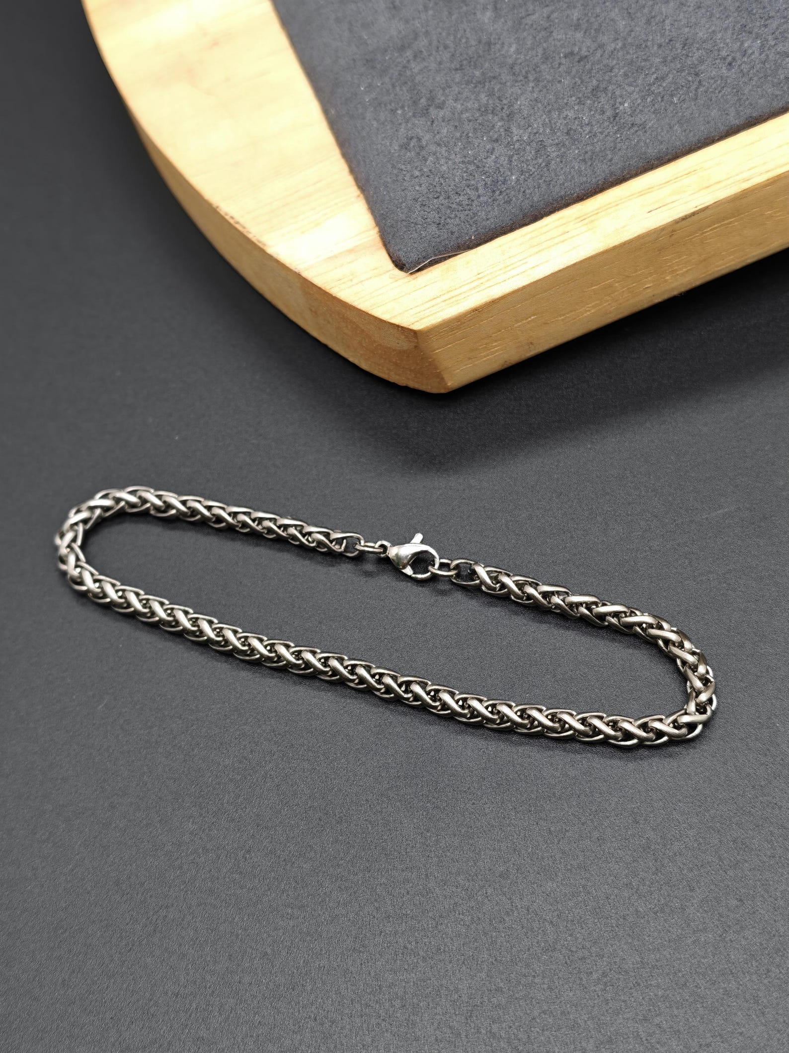Ti Rope Chain 4mm Titanium Rope Link Chain Bracelet - Etsy