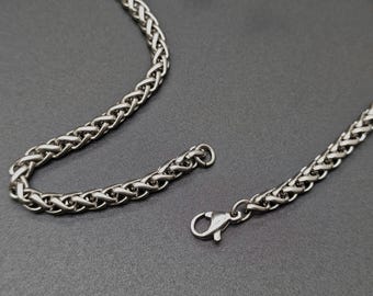 Schakelketting van 4 mm titanium touw