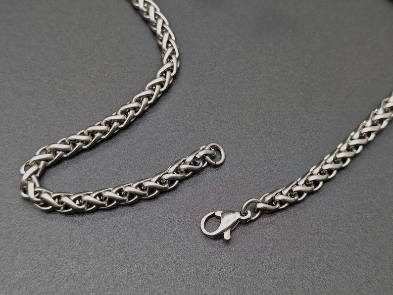 Ti Rope Chain 4mm Titanium Rope Link Chain Necklace - Etsy