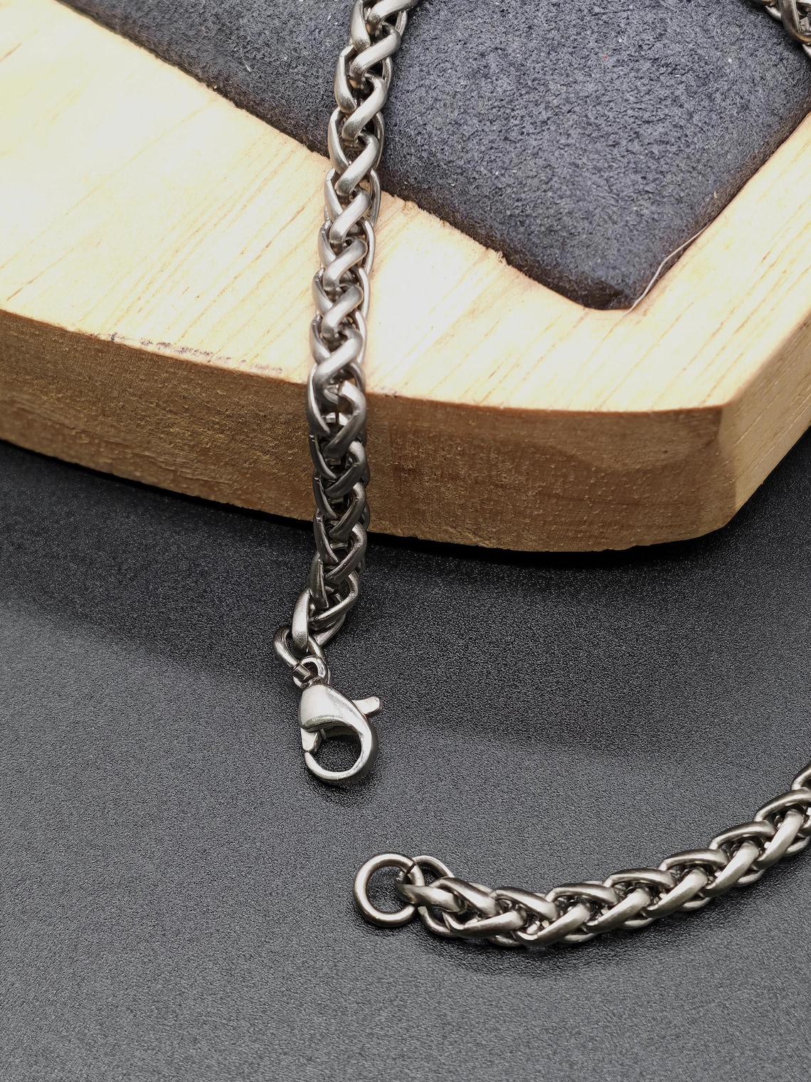 Ti Rope Chain 4mm Titanium Rope Link Chain Bracelet - Etsy