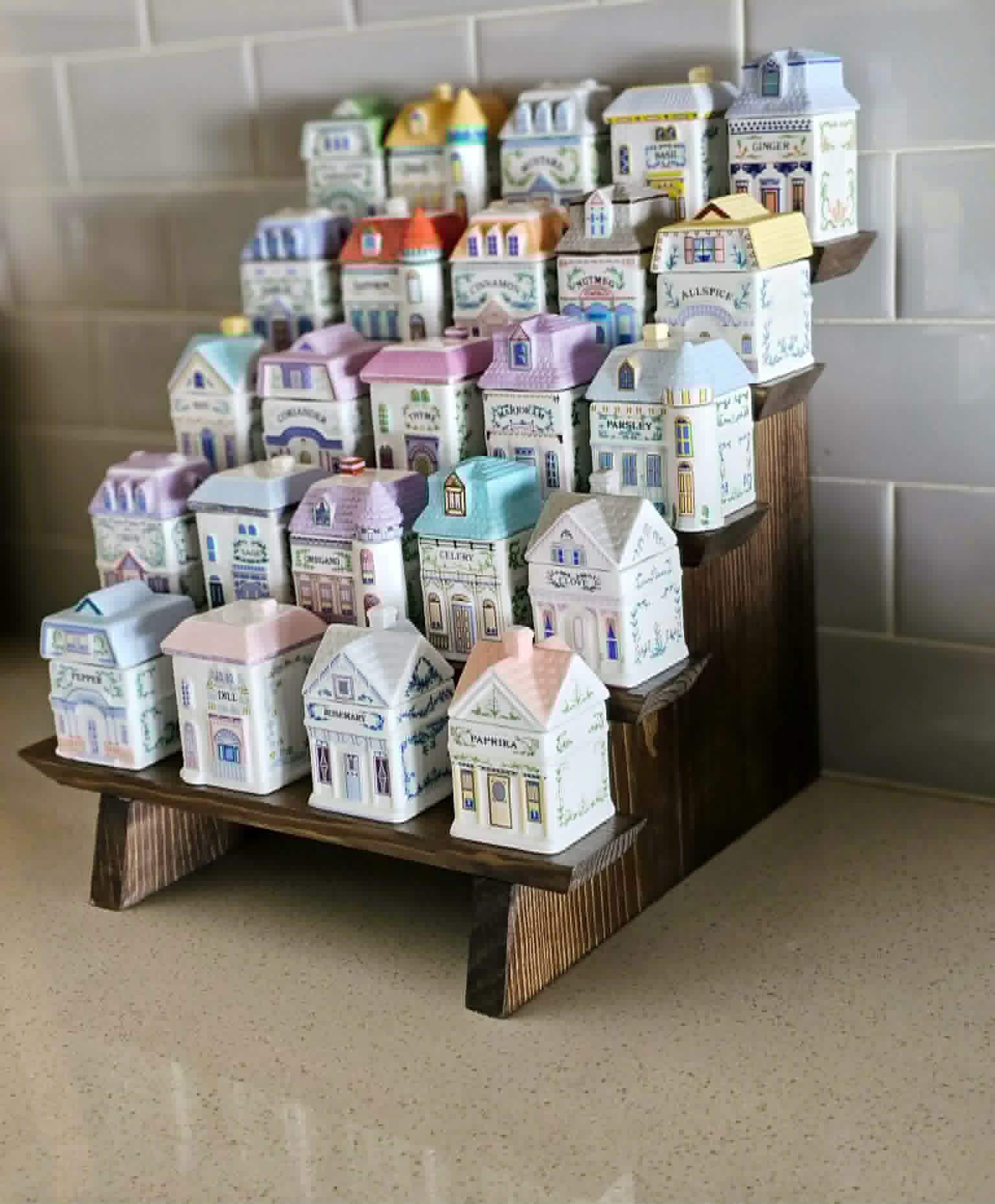 Lenox Inspired House Village Spice Rack - Etsy