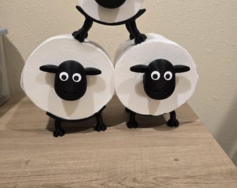 Sheep toilet paper holder. 1 each