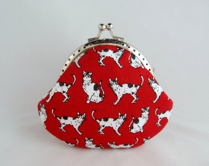 Cat Coin Purse Small Coin Purse Clasp Purse Coin Purse Etsy