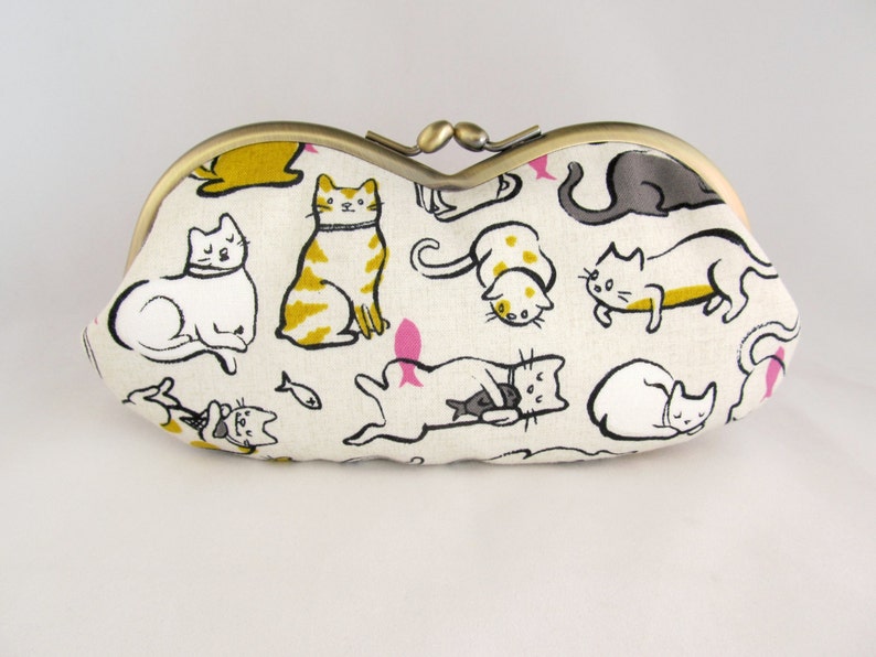 Lazy Cat Lover Gift Soft Eyeglass Case Eye Glass Case Etsy