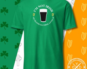 Camiseta divertida del Día de San Patricio - Sangre irlandesa