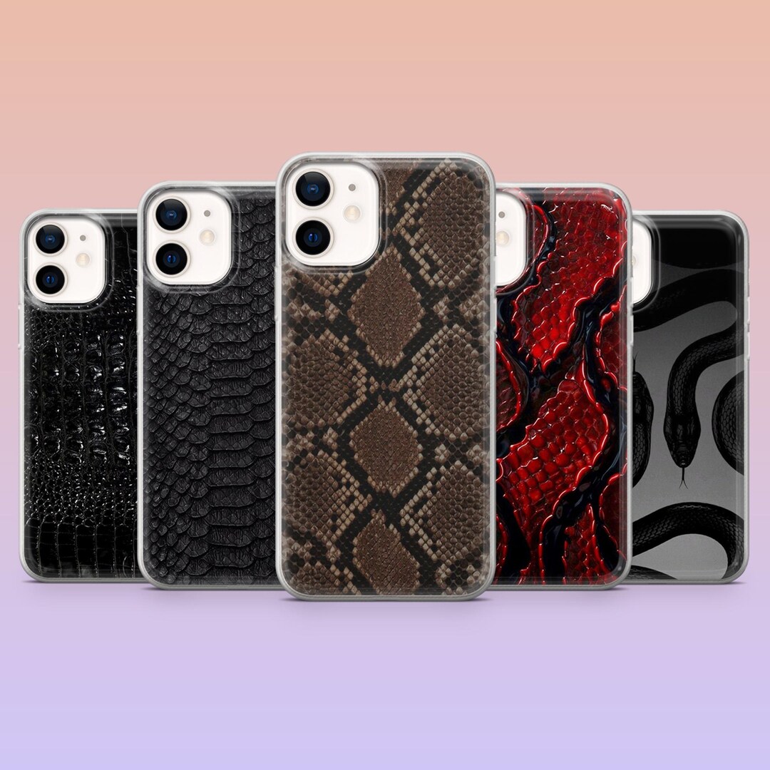 Snake Phone Protector Snake Skin Phone Case Dark Aesthetic Cover for iPhone 17pro, 16, 15, 14 ...