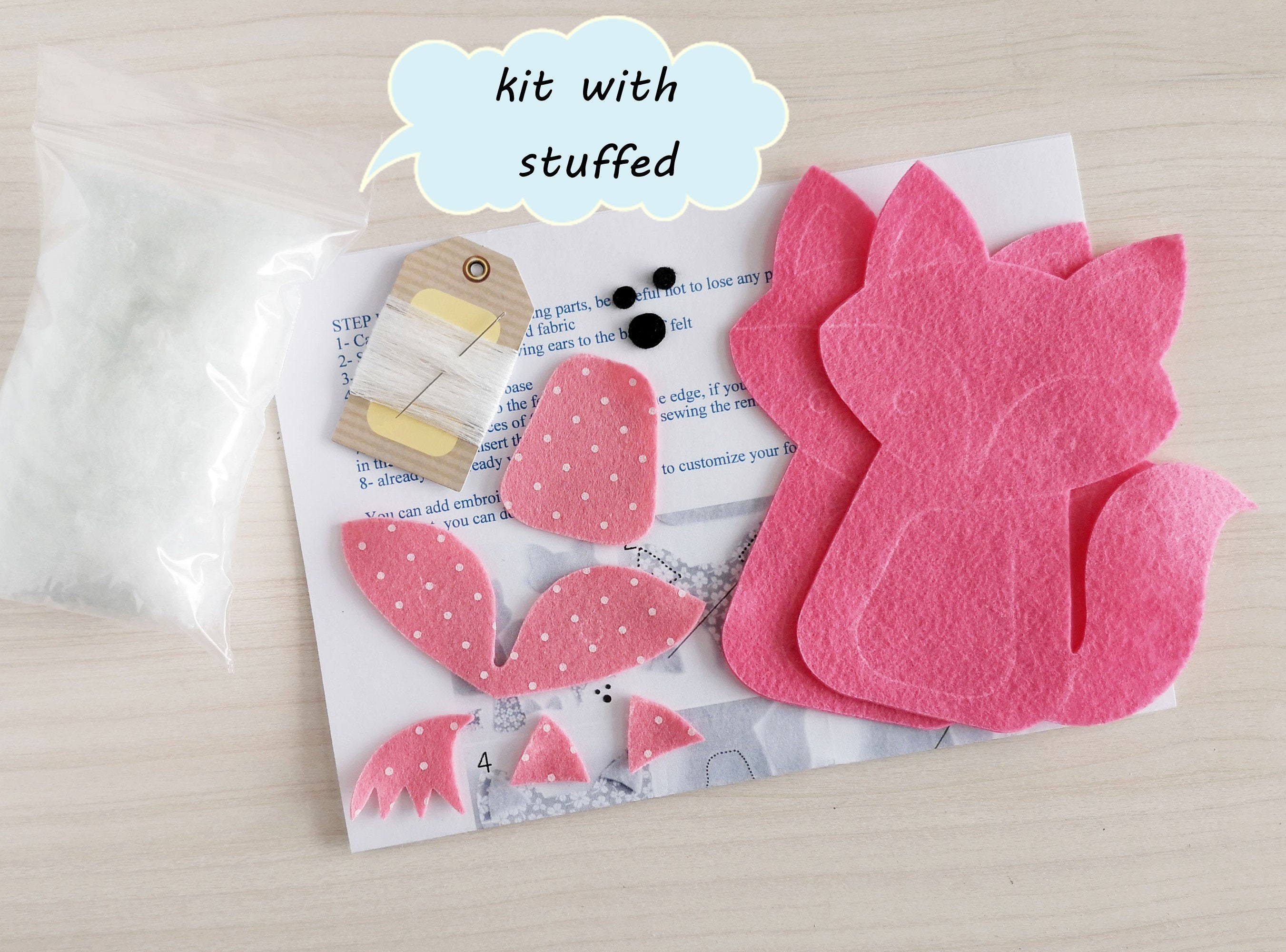 My First Sewing Kit For Kids sewing Felt Sewing Felt Kit - Temu