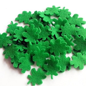 Piccole foglie verdi, set da 50 fustelle, forme in feltro per artigianato, piccole decorazioni a forma di foglia