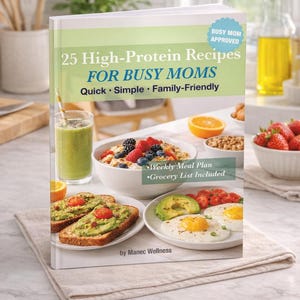 Piano alimentare ad alto contenuto proteico / Ricette facili per mamme impegnate (download digitale)