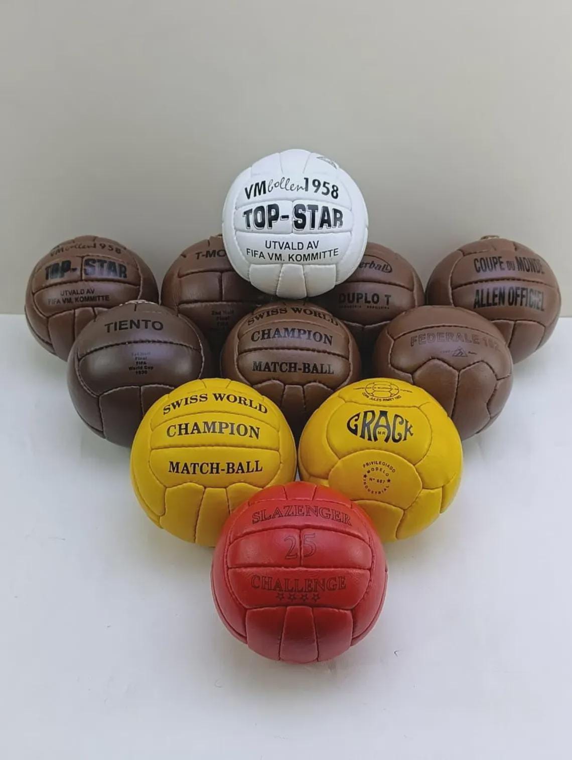 Vintage leather soccer ball - Etsy 日本