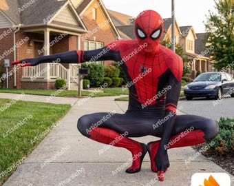 Spiderman Costume Adult Men | 3D Zentai Spandex Jumpsuit | Halloween Cosplay Bodysuit Comic Con Superhero Outfit