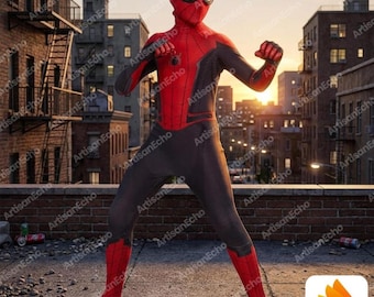 Anime Spider Man Costume Adult 3D Spandex Cosplay Jumpsuit Superhero Halloween Party Suit Gift